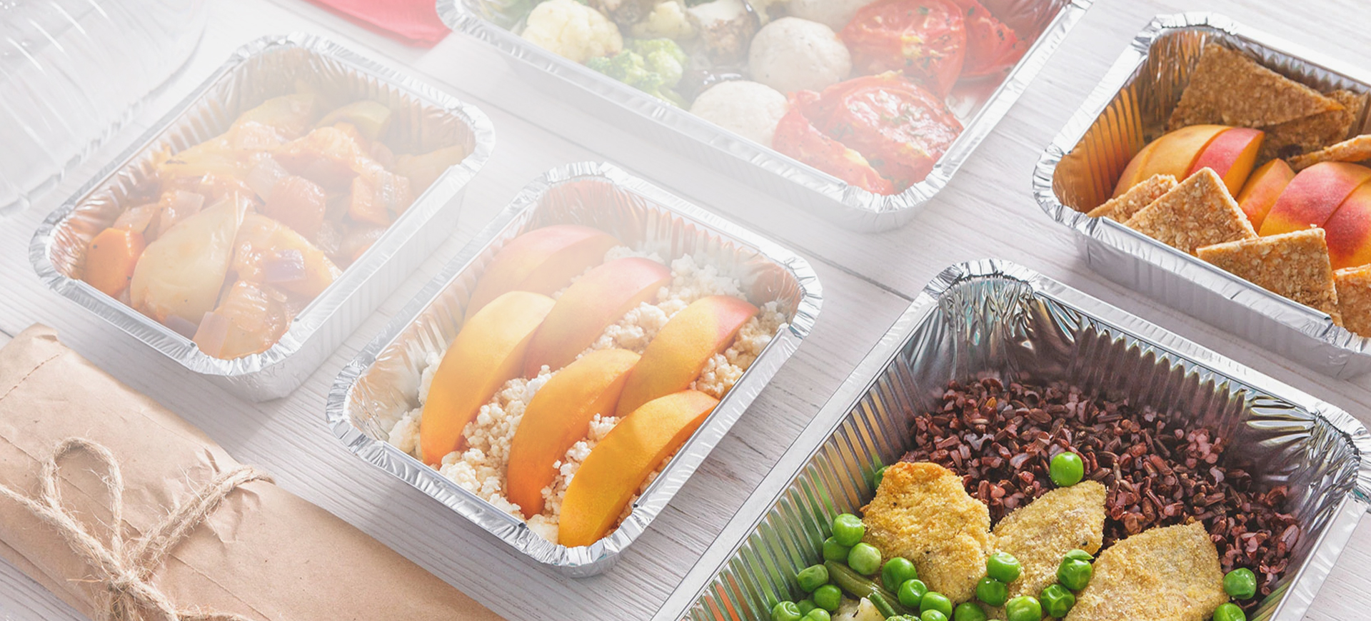 Bekas Makanan Kerajang Aluminium 